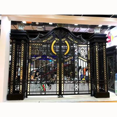 OEM ODM লোহার প্রধান গেট নতুন নকশা নিরাপত্তা দরজা এবং বেড়া
