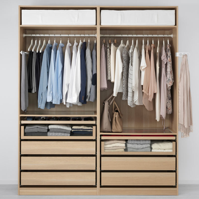দরজা wardrobes ছাড়া কাস্টম তৈরি ডিজাইন আধুনিক জামাকাপড় মন্ত্রিসভা