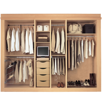দরজা wardrobes ছাড়া কাস্টম তৈরি ডিজাইন আধুনিক জামাকাপড় মন্ত্রিসভা