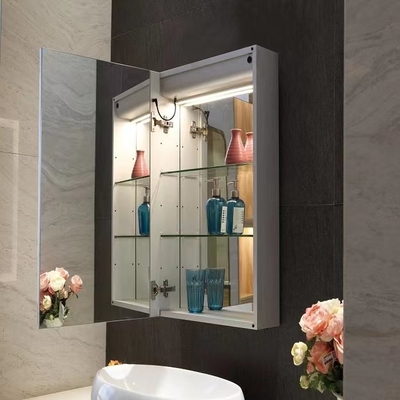 হোটেল Recessed স্মার্ট LED বাথরুম মেডিসিন মন্ত্রিসভা আয়না সঙ্গে