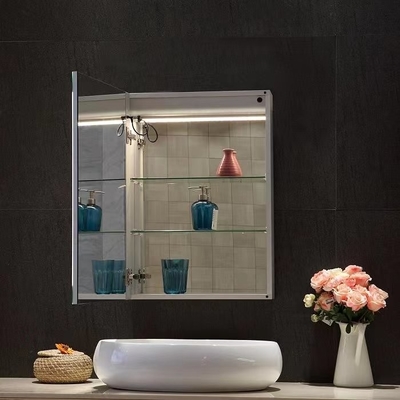 হোটেল Recessed স্মার্ট LED বাথরুম মেডিসিন মন্ত্রিসভা আয়না সঙ্গে