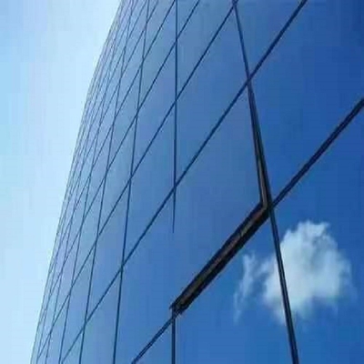 অ্যাপার্টমেন্ট UPVC ফ্রেম একীভূত অ্যালুমিনিয়াম কার্টেন ওয়াল অনুভূমিক স্কাইলাইট