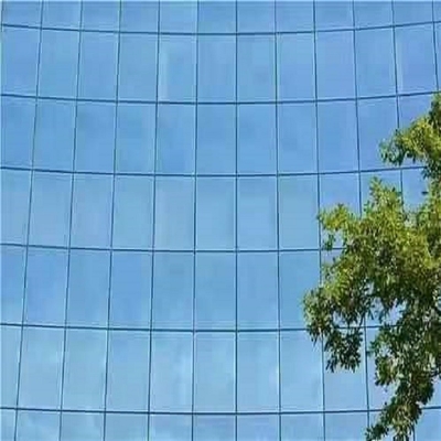 অ্যাপার্টমেন্ট UPVC ফ্রেম একীভূত অ্যালুমিনিয়াম কার্টেন ওয়াল অনুভূমিক স্কাইলাইট